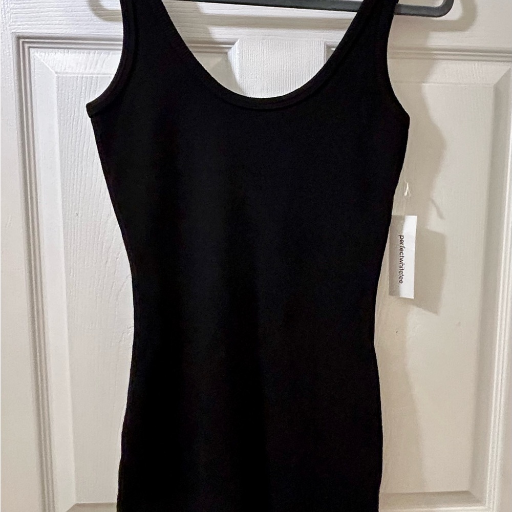 Black Sleeveless Dress Small NWT PerfectWhuteTee Brand